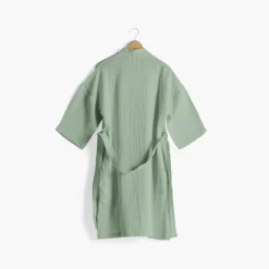 Outlet Peignoir femme gaze de coton biologique Naturelle eucalyptus Femme Coffrets Cadeaux|Peignoirs Femme