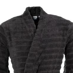 Cheap Peignoir homme coton col kimono Azulejos anthracite Homme Peignoirs Homme