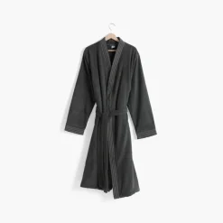 Flash Sale Peignoir homme coton col kimono Lotus poivre Homme Coffrets Cadeaux|Peignoirs Homme