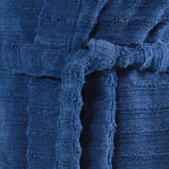 New Peignoir homme coton kimono Bukhara bleu Homme Peignoirs Homme