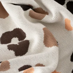 Online Plaid coton maille jacquard Ysée ivoire Femme Coffrets Cadeaux