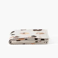 Online Plaid coton maille jacquard Ysée ivoire Femme Coffrets Cadeaux