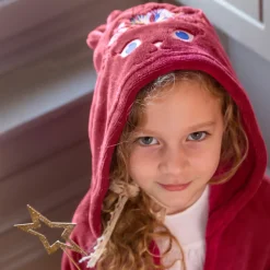 New Poncho enfant Kittyful Cassis Enfant Robes De Chambre