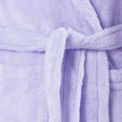 Fashion Robe de chambre enfant polaire à capuche Anouchka parme Enfant Robes De Chambre