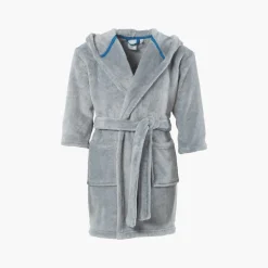 Cheap Robe de chambre enfant polaire à capuche Beachful acier Enfant Robes De Chambre