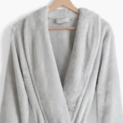 Fashion Robe de chambre polaire col châle femme Equinoxe tourterelle Femme Coffrets Cadeaux|Robes De Chambre Femme