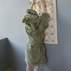 Fashion Robe de chambre polaire Playful kaki Enfant Robes De Chambre
