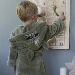 Fashion Robe de chambre polaire Playful kaki Enfant Robes De Chambre