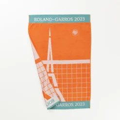 Flash Sale Serviette de plage joueur•se coton bio Roland-Garros 2023 terre battue La Plage