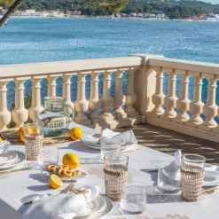 Flash Sale Serviette de table coton Mykonos blanc Serviettes De Table