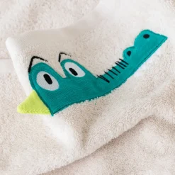 Cheap Serviette de toilette bouclette de coton Crocoful Enfant Serviettes De Toilette