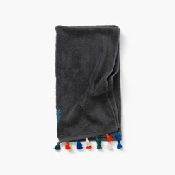 New Serviette de toilette bouclette de coton Balata anthracite Serviettes De Toilette