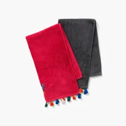 New Serviette de toilette bouclette de coton Balata anthracite Serviettes De Toilette