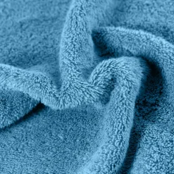 Clearance Serviette de toilette coton et viscose de bambou Abysse bleu Serviettes De Toilette