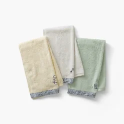 New Serviette de toilette coton bio Dandine ivoire Enfant Serviettes De Toilette