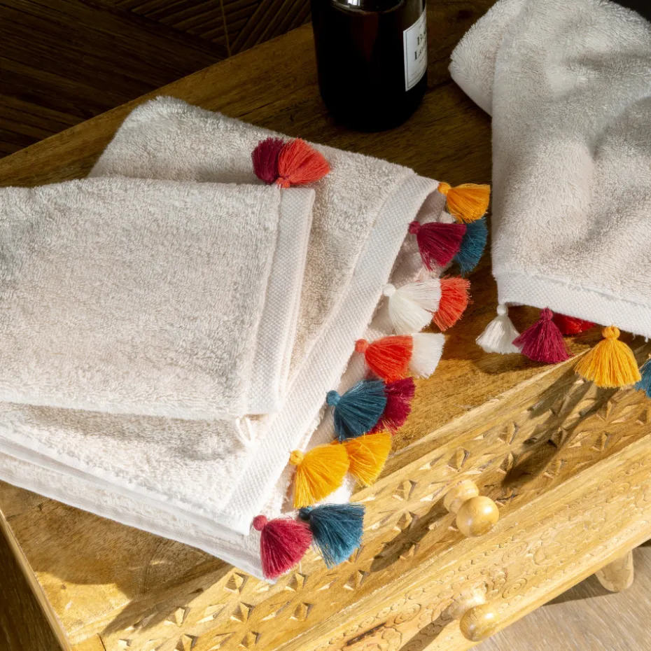 Online Serviette de toilette coton Eclats naturel Serviettes De Toilette