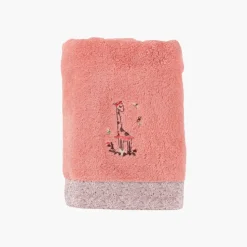Discount Serviette de toilette coton biologique Festine rose sorbet Enfant Serviettes De Toilette
