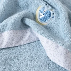 Online Serviette de toilette coton bio Illumine bleu polaire Enfant Serviettes De Toilette