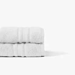 Store Serviette de toilette coton Lola II blanc Serviettes De Toilette