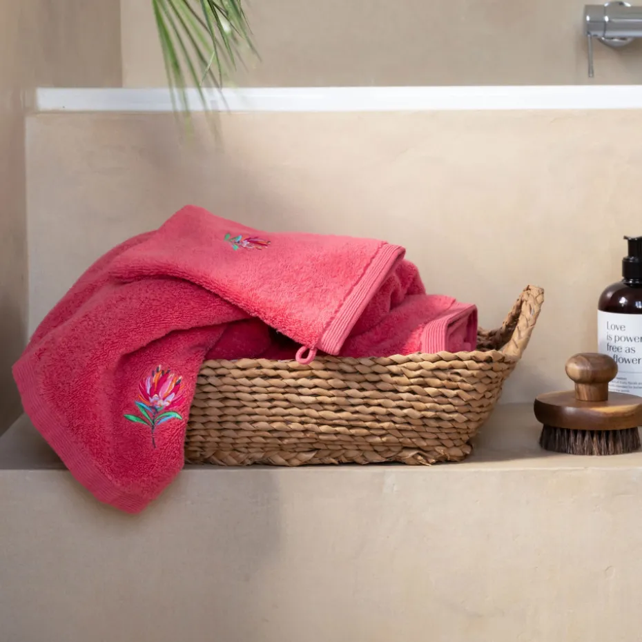 Fashion Serviette de toilette coton Protea rose pitaya Serviettes De Toilette