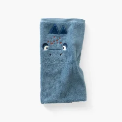 Outlet Serviette de toilette coton Happyful bleu céleste Enfant Serviettes De Toilette