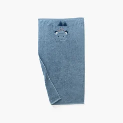 Outlet Serviette de toilette coton Happyful bleu céleste Enfant Serviettes De Toilette