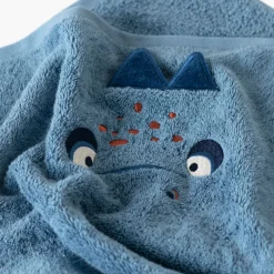 Outlet Serviette de toilette coton Happyful bleu céleste Enfant Serviettes De Toilette
