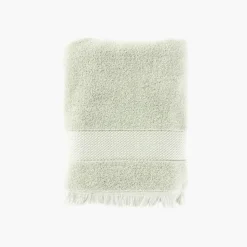 Cheap Serviette de toilette coton biologique Anya tilleul Serviettes De Toilette