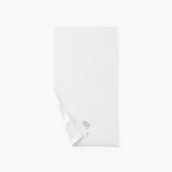 Best Serviette de toilette coton bio Bienvenue blanc Enfant Serviettes De Toilette