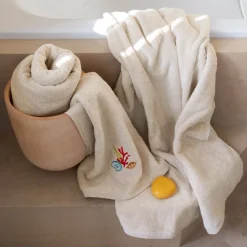 Store Serviette de toilette coton Récif sable Serviettes De Toilette