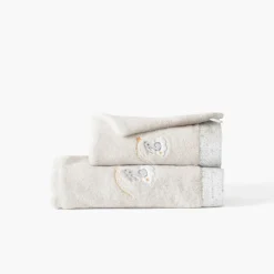 Flash Sale Serviette de toilette coton bio Illumine craie Enfant Serviettes De Toilette