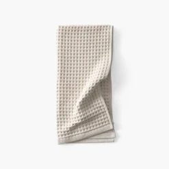 New Serviette de toilette coton bio Quadro naturel Serviettes De Toilette