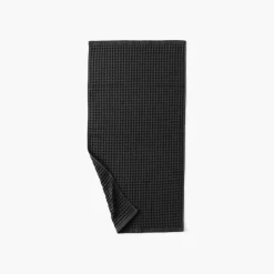 Flash Sale Serviette de toilette coton bio Quadro charbon Serviettes De Toilette