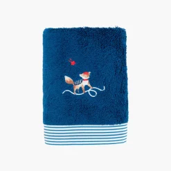 New Serviette de toilette coton biologique Ptitchic indigo Enfant Serviettes De Toilette