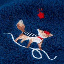 New Serviette de toilette coton biologique Ptitchic indigo Enfant Serviettes De Toilette