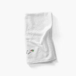 Cheap Serviette de toilette coton et viscose de bambou Eloges blanc Serviettes De Toilette