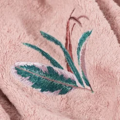 Cheap Serviette de toilette coton et viscose de bambou Calathéa rose Serviettes De Toilette