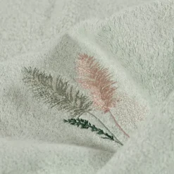 Store Serviette de toilette coton et viscose de bambou Pampa II jade Serviettes De Toilette