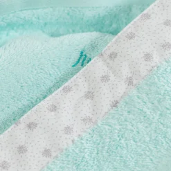 New Serviette de toilette coton biologique Devine céladon Enfant Serviettes De Toilette