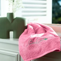 Fashion Serviette de toilette coton et viscose de bambou Eloges rose Serviettes De Toilette