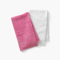 Fashion Serviette de toilette coton et viscose de bambou Eloges rose Serviettes De Toilette