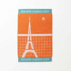 Flash Sale Serviette de toilette joueur•se coton bio Roland-Garros 2023 terre battue Serviettes De Toilette