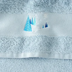 Hot Serviette de toilette phosphorescente coton Stellaire bleu banquise Enfant Serviettes De Toilette|Nouveautés Bébénew