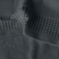 Cheap Serviette invité bouclette de coton biologique Source fusain Serviettes Invité