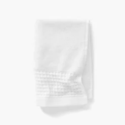 Cheap Serviette invité bouclette de coton biologique Source blanc Serviettes Invité