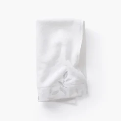 Sale Serviette invité coton et viscose de bambou Equinoxe neige Serviettes Invité
