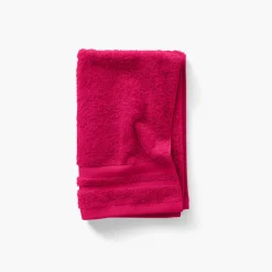 Flash Sale Serviette invité coton Lola II framboise Serviettes Invité