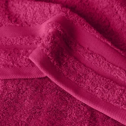 Flash Sale Serviette invité coton Lola II framboise Serviettes Invité