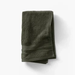 Shop Serviette invité coton Lola II vert kaki Homme Coffrets Cadeaux|Serviettes Invité