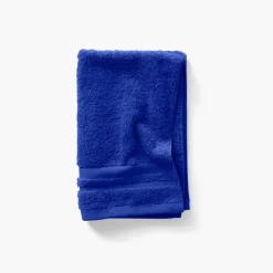 Outlet Serviette invité coton Lola II cobalt Serviettes Invité
